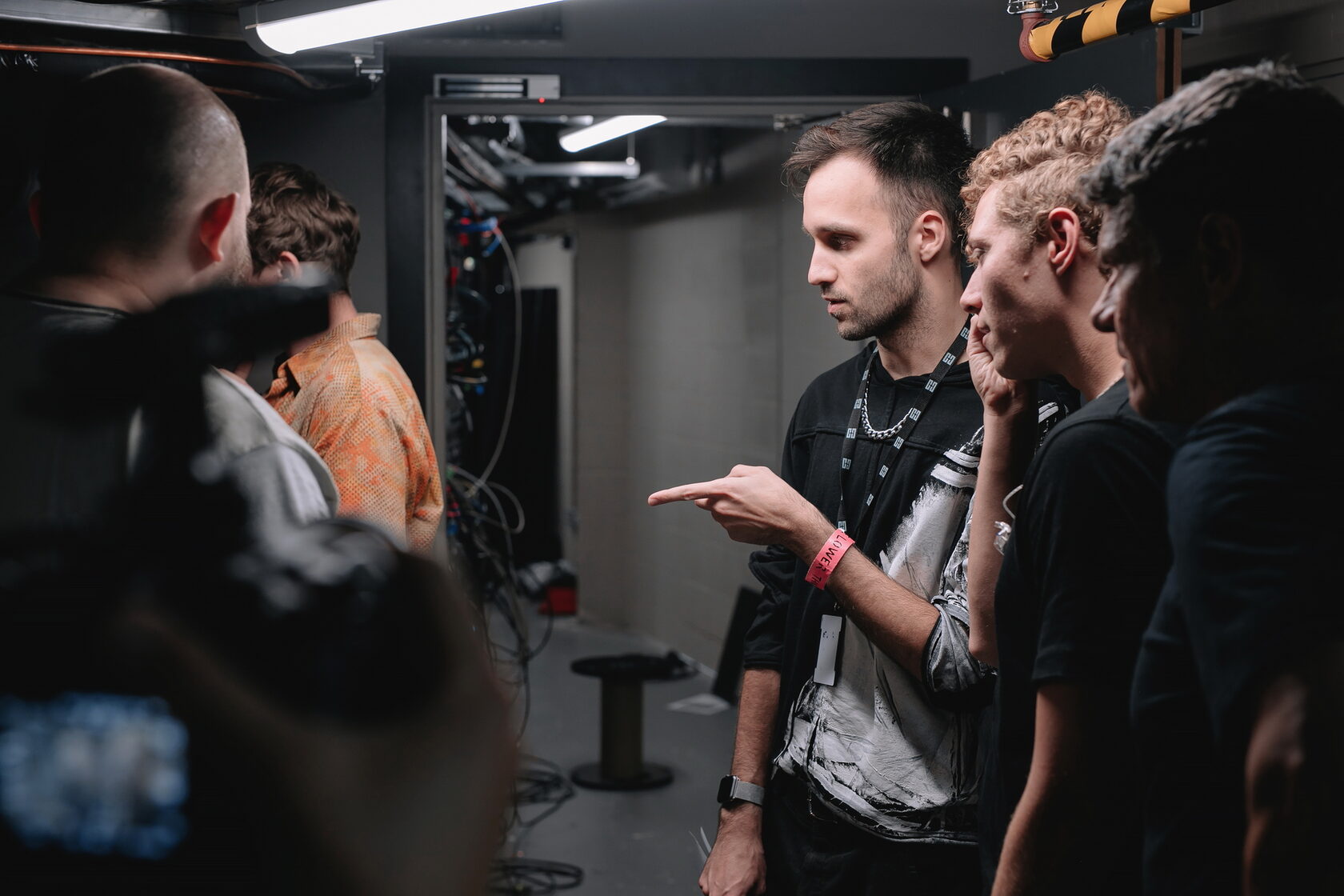 Digital scenery and live performance on the iamnotshane tour