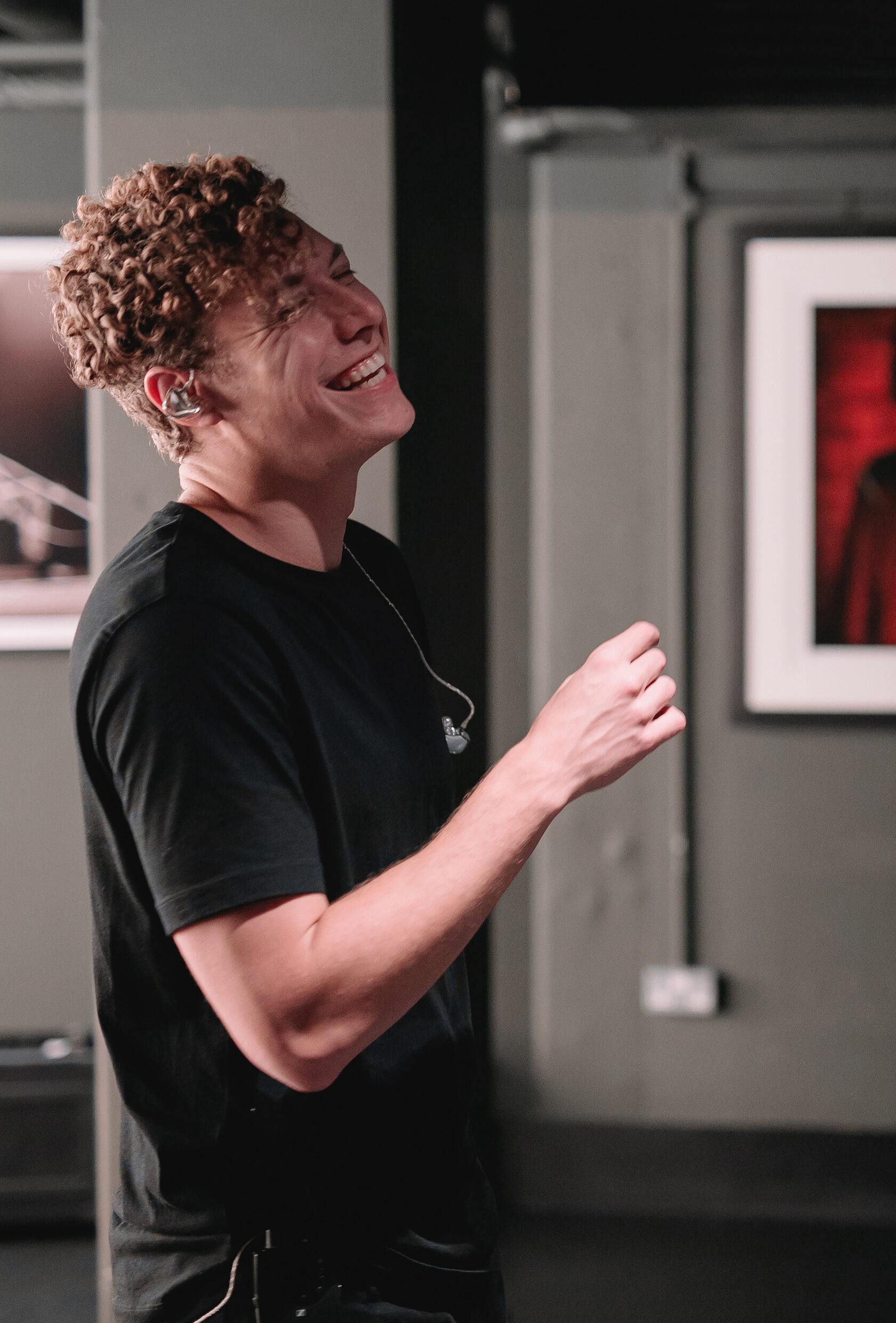 Backstage with the iamnotshane production in London
