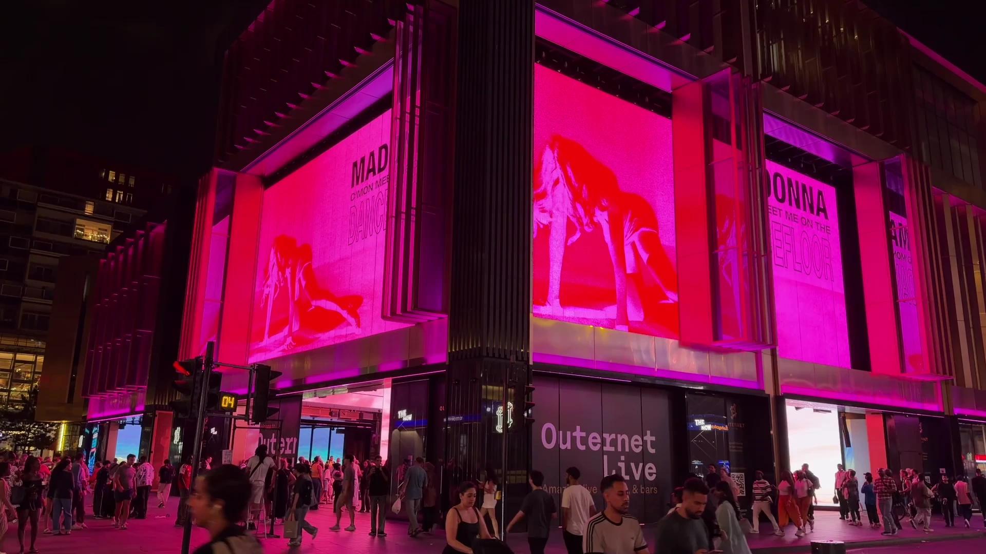 The Madonna immersive installation at Outernet London