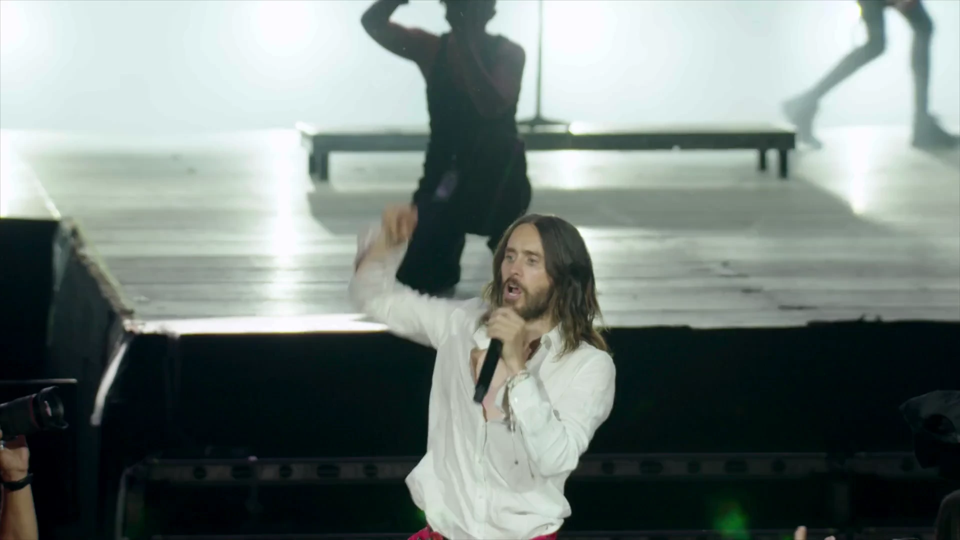 Thirty Seconds to Mars performing on the Central Asia tour